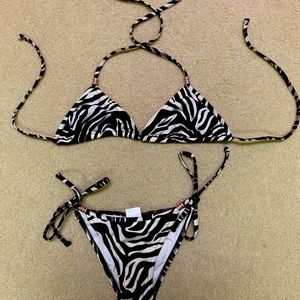 NEW!! Zebra print bikini